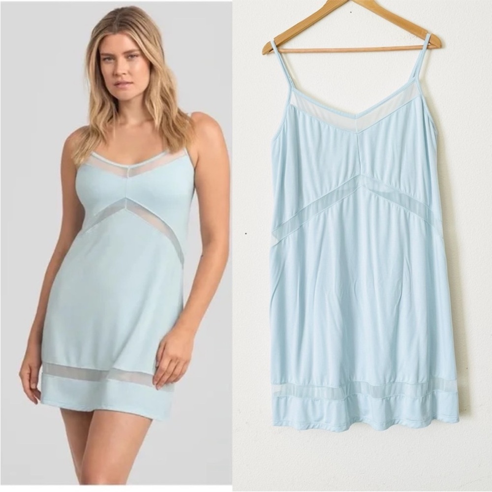 Honeylove 2X Blisswear‎ chemise in light blue